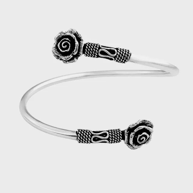 Bracelete de Flor Trabalhado - Foto 2