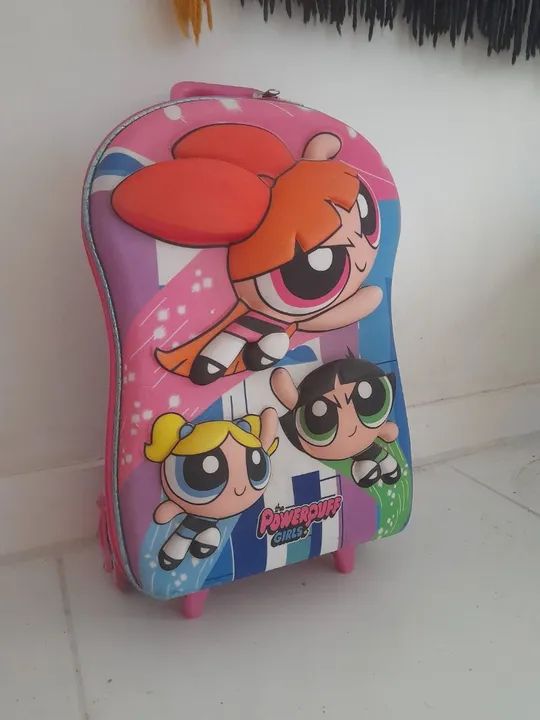 Mochila Meninas super poderosas / Mala de rodinha Powerpuff Girls/ * - Foto 2