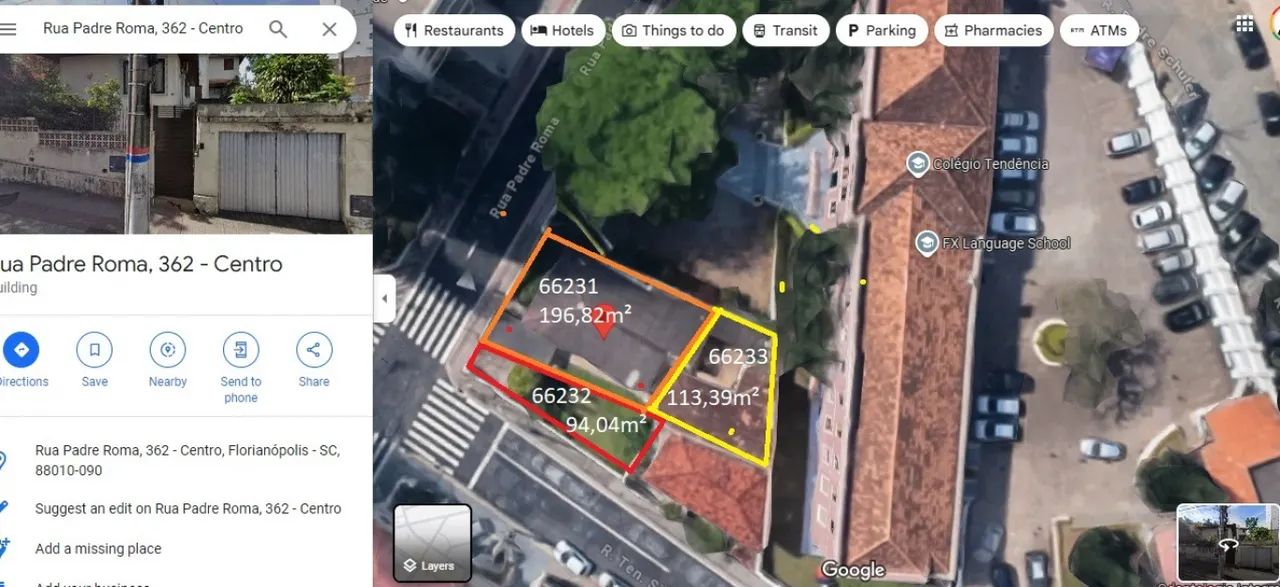 Venda COM EXCLUSIVIDADE- 3 lotes, totalizando 404 m² no coração do centro de Florianópolis - Foto 3