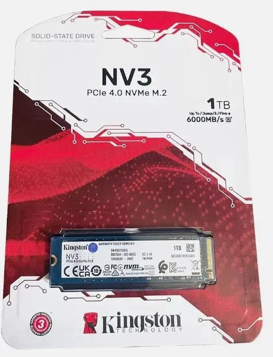 SSD Nvme Kingston nv3 1tb 6000mbps gen4