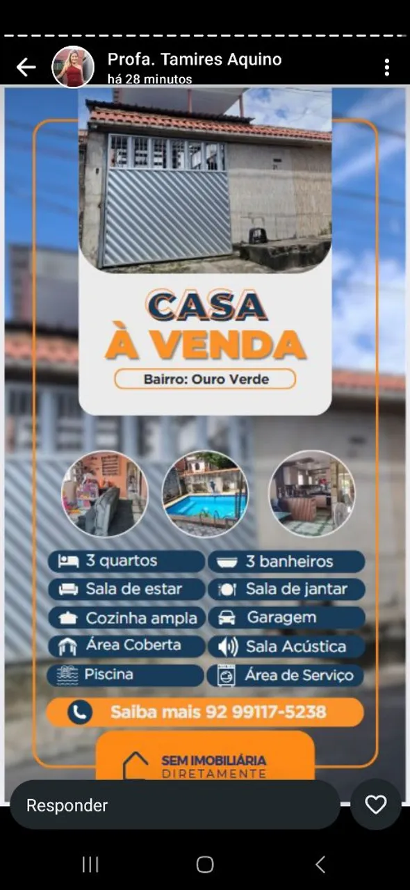 Casa linda no ouro verde