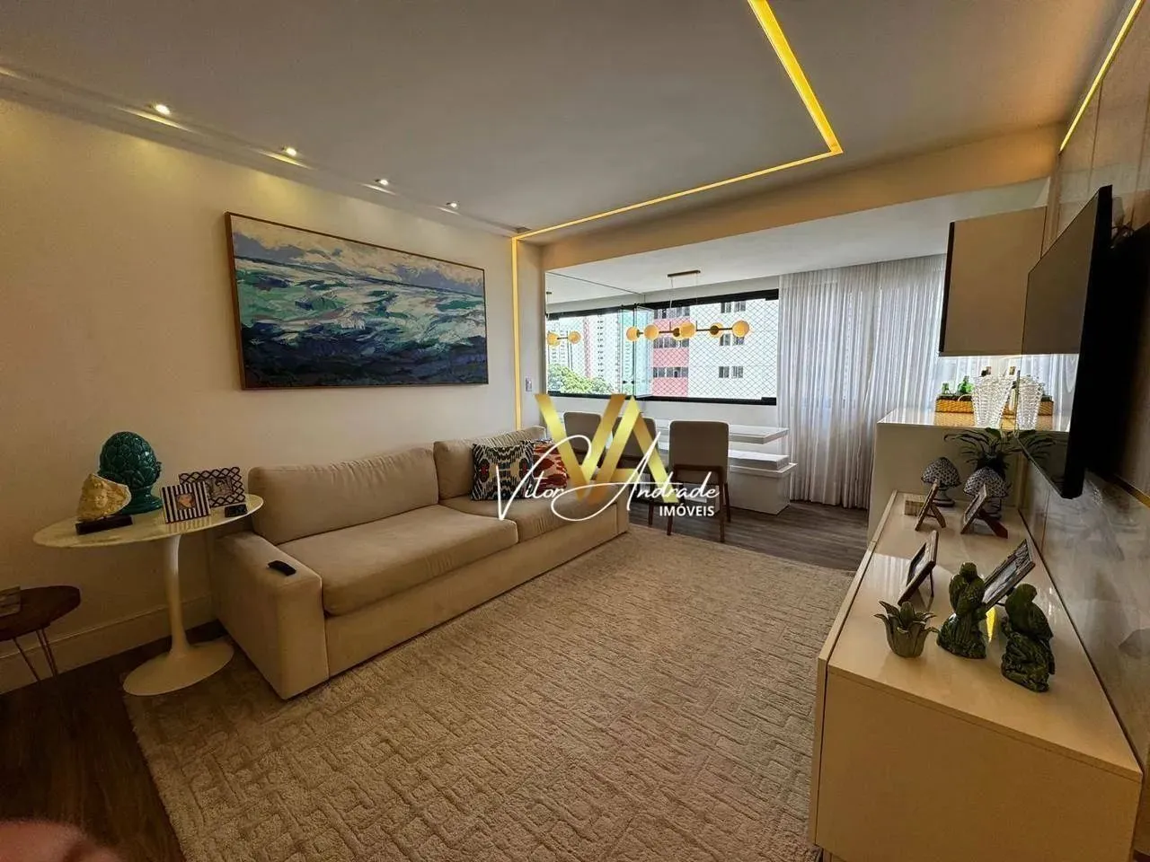 Apartamento nascente sul com 114m², 3 quartos (2 suítes), dependência completa, 2 vagas in