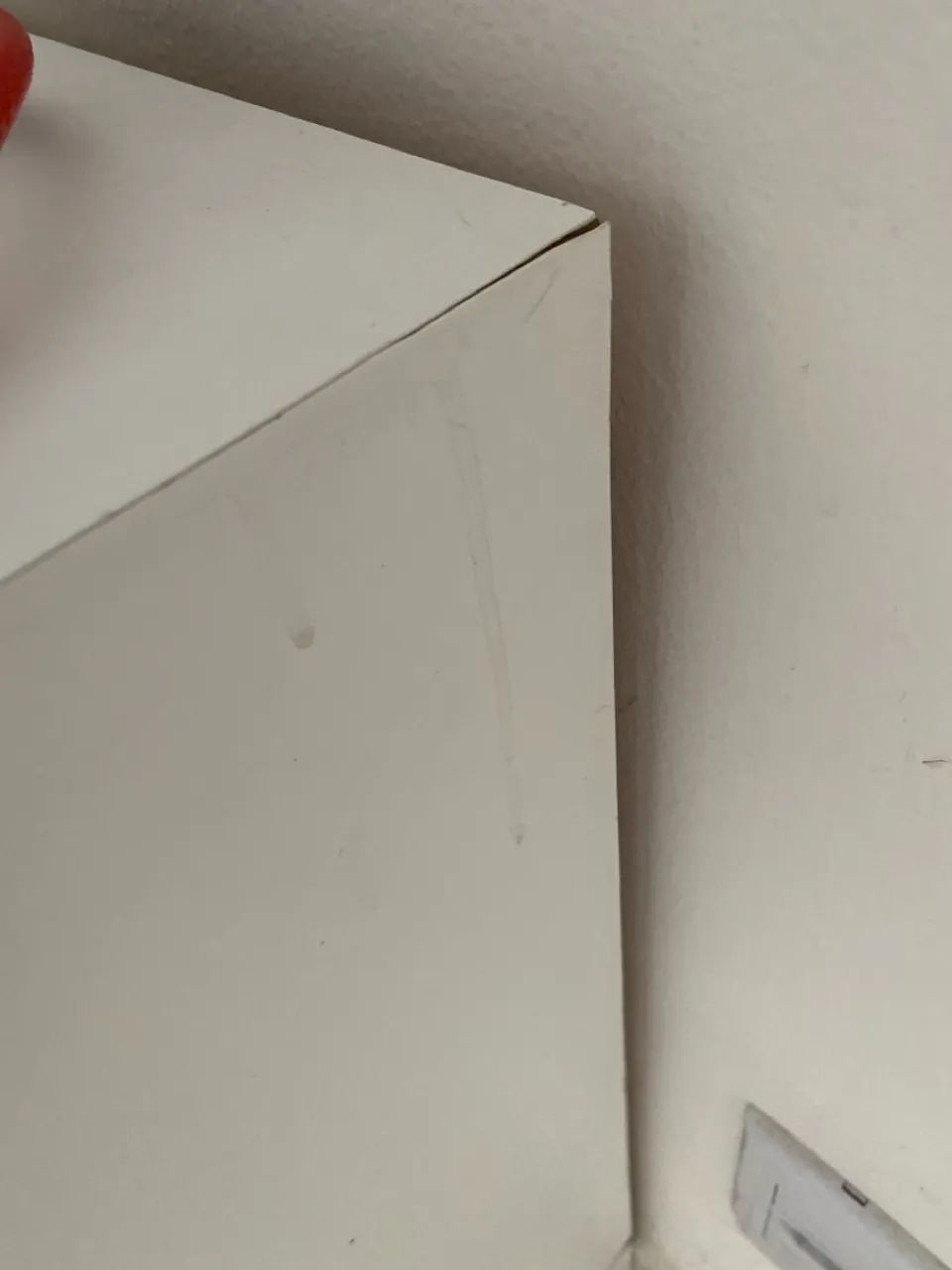 Armário de chão MDF preto e branco com gavetas e porta - Foto 5
