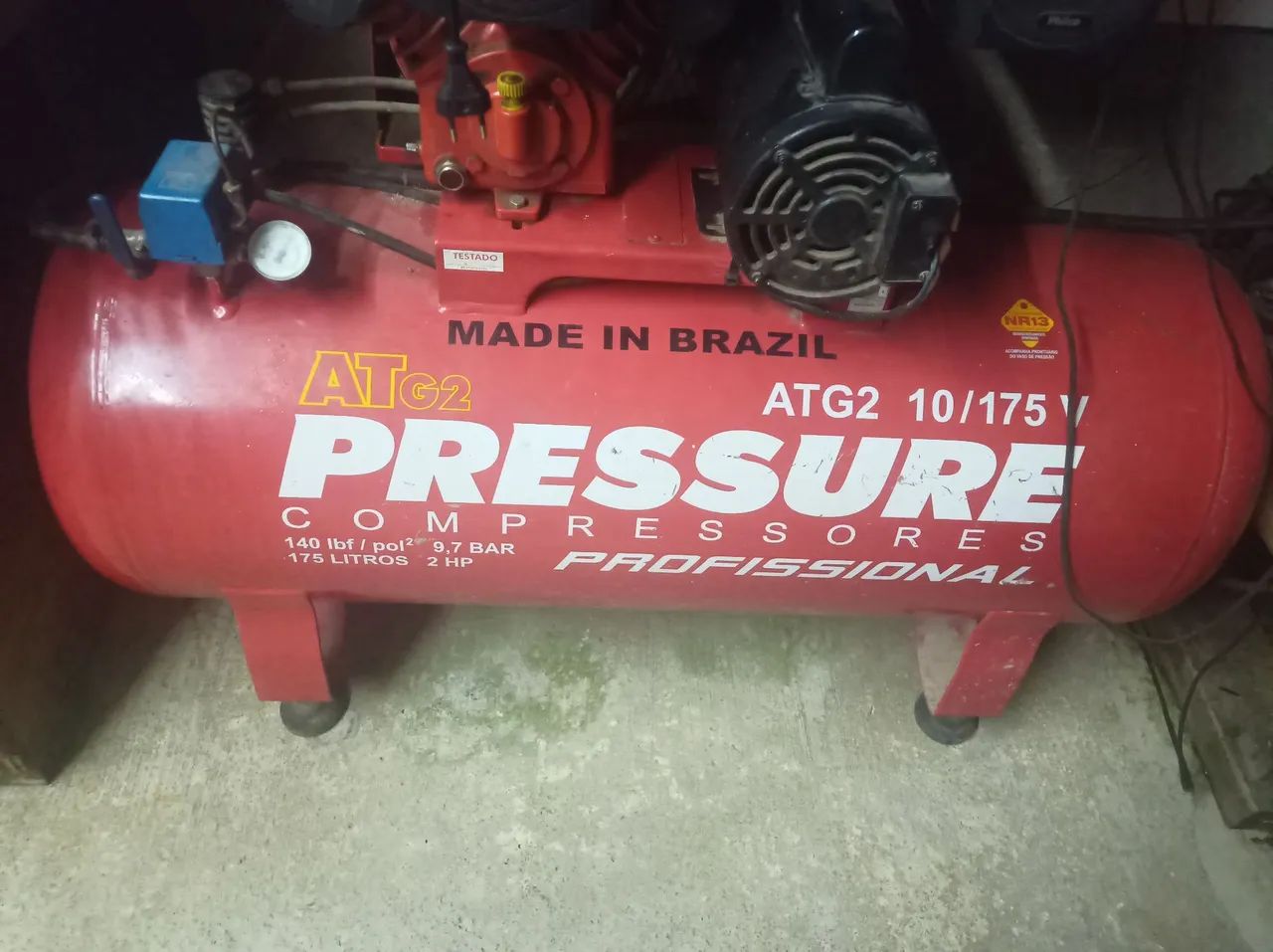 Compressor de ar ATG2 10/175V profissional