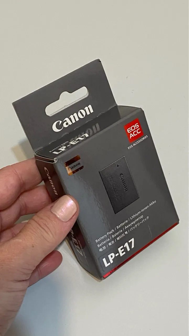 Bateria cânon original LP E17