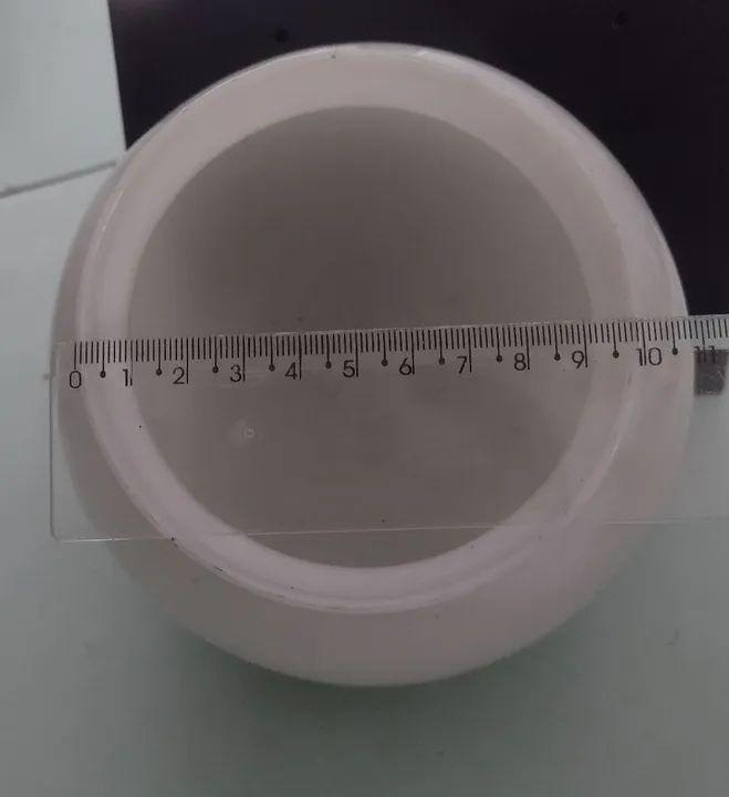 4 globos de vidro brancos leitosos - Foto 3