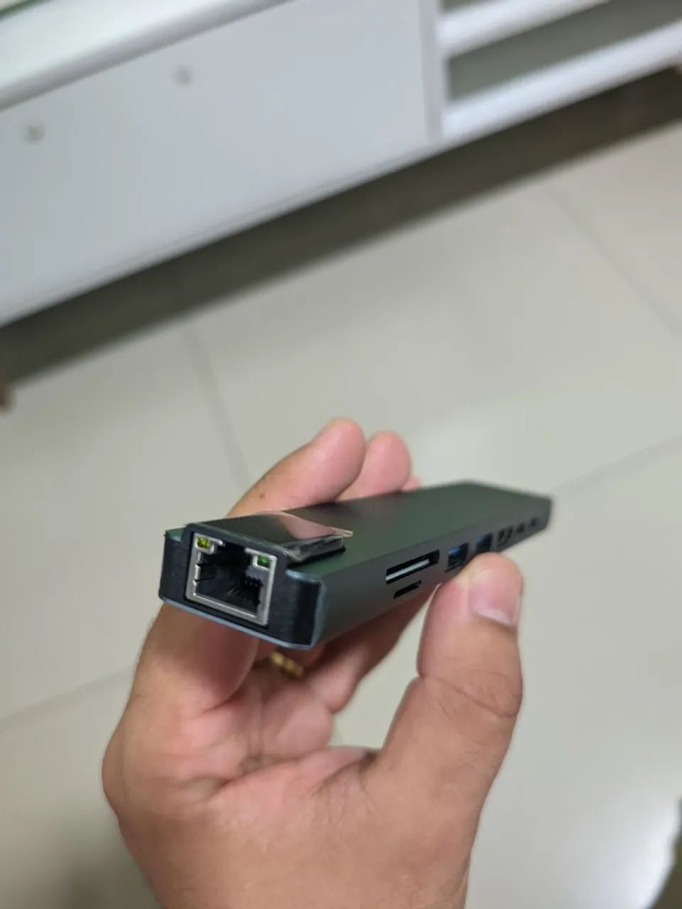 Adaptador USB-C 8 em 1 - HDMI, USB, RJ45, SD e mais - Foto 3