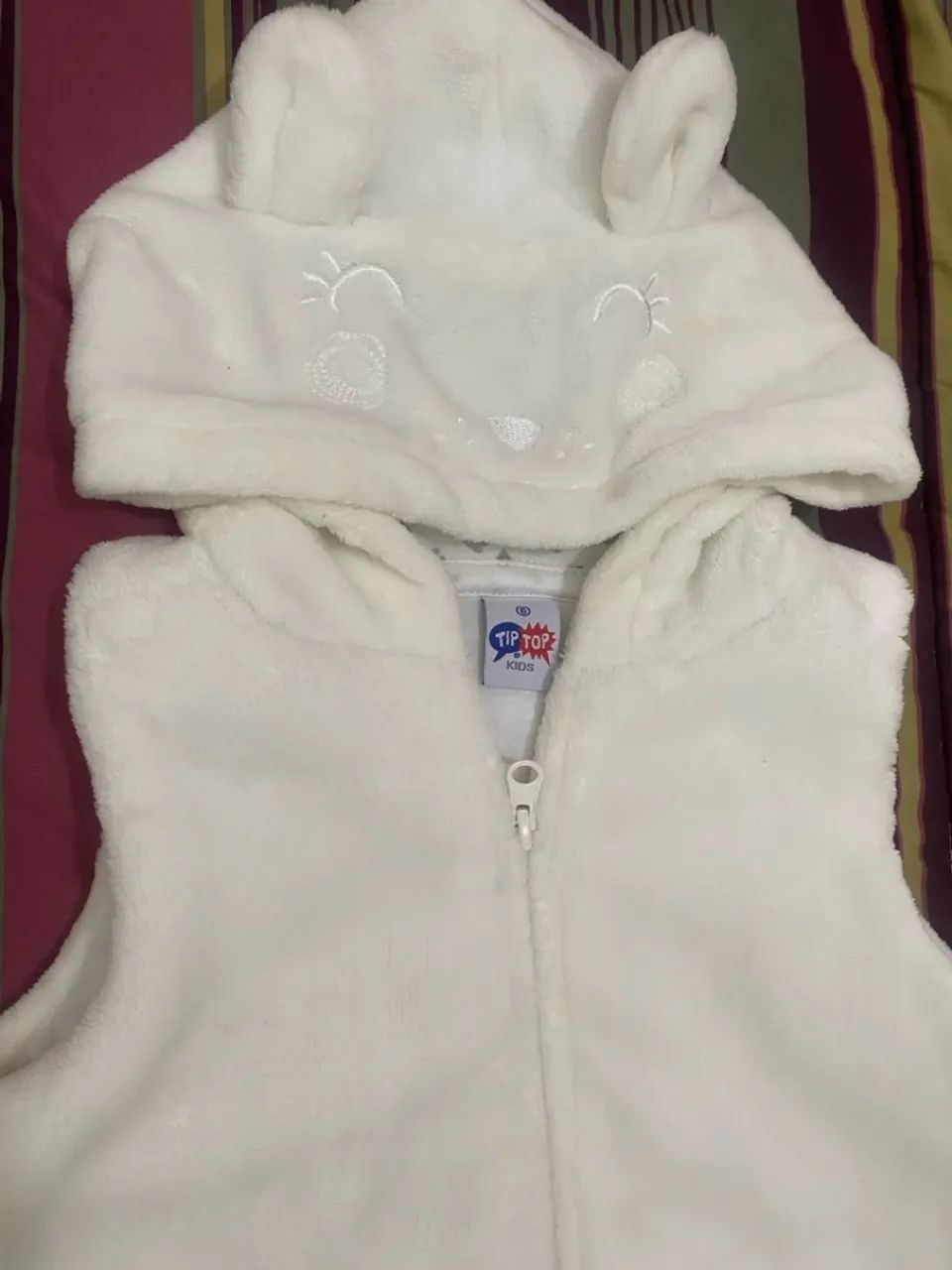 Colete de Pelúcia Tip Top Kids