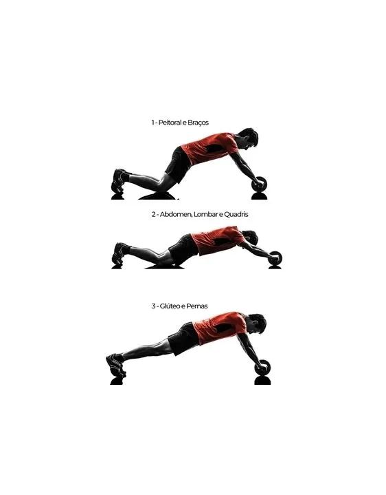 Roda para Exercícios Abdominais Prottector - Foto 3