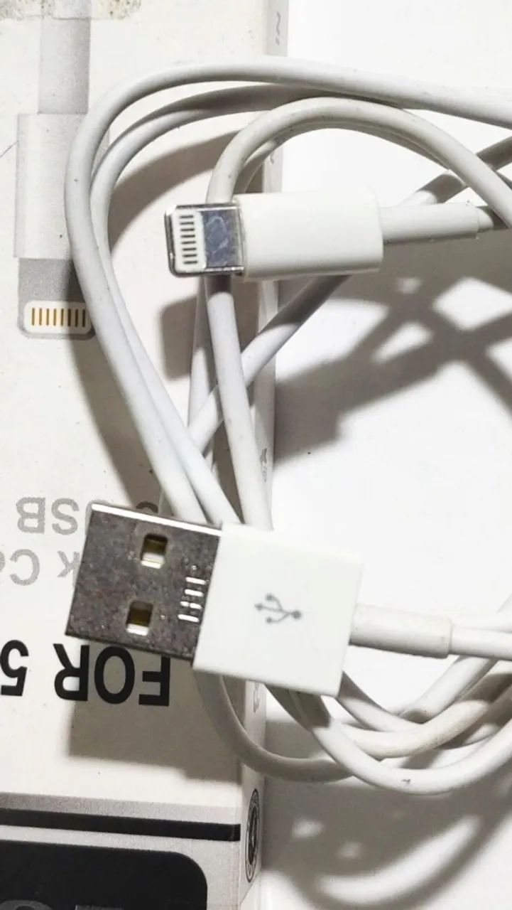 Cabo iPhone Lightning para lelo Ou Cabo iPhone Tipo C original, NOVOS - Foto 3