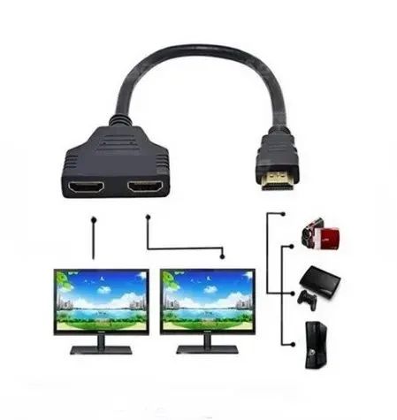 XC-SW3 HDMI Splitter 2-Port Duplicator64717212865666121