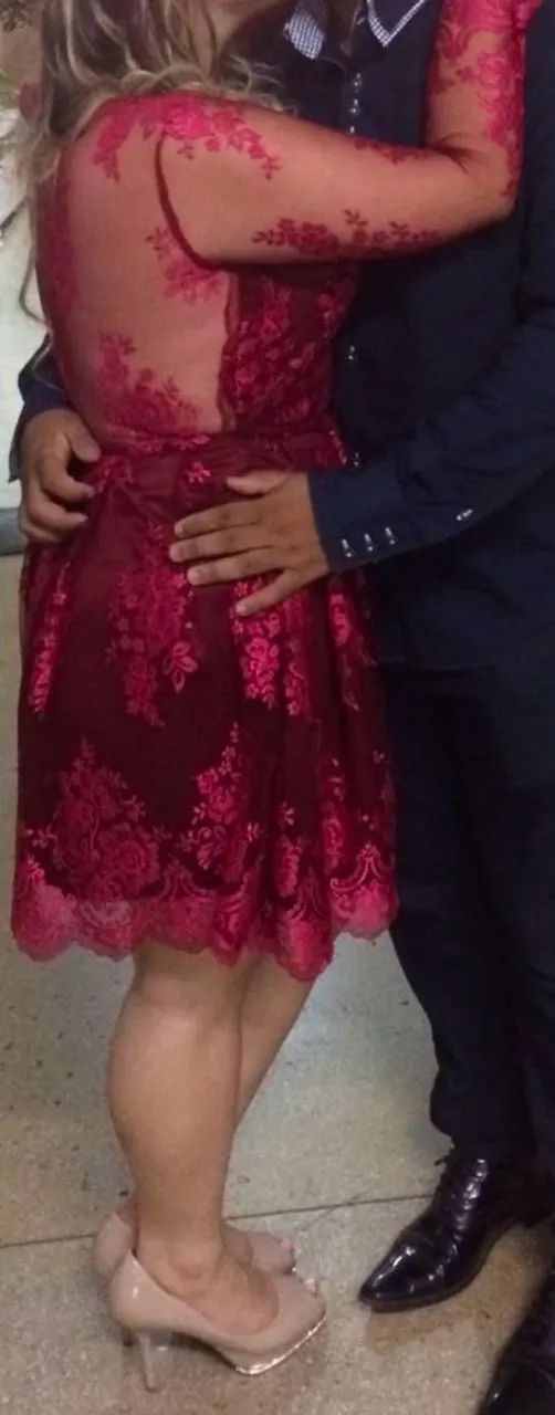 Vestido festa vermelho - Foto 3
