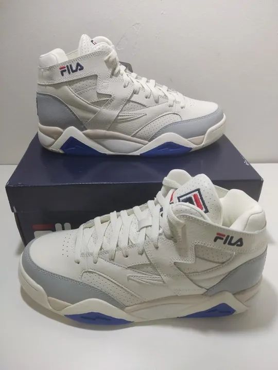 124 Tenis Fila Jamal Mashburn 65 Tênis Fila M Squad Branco E Azul