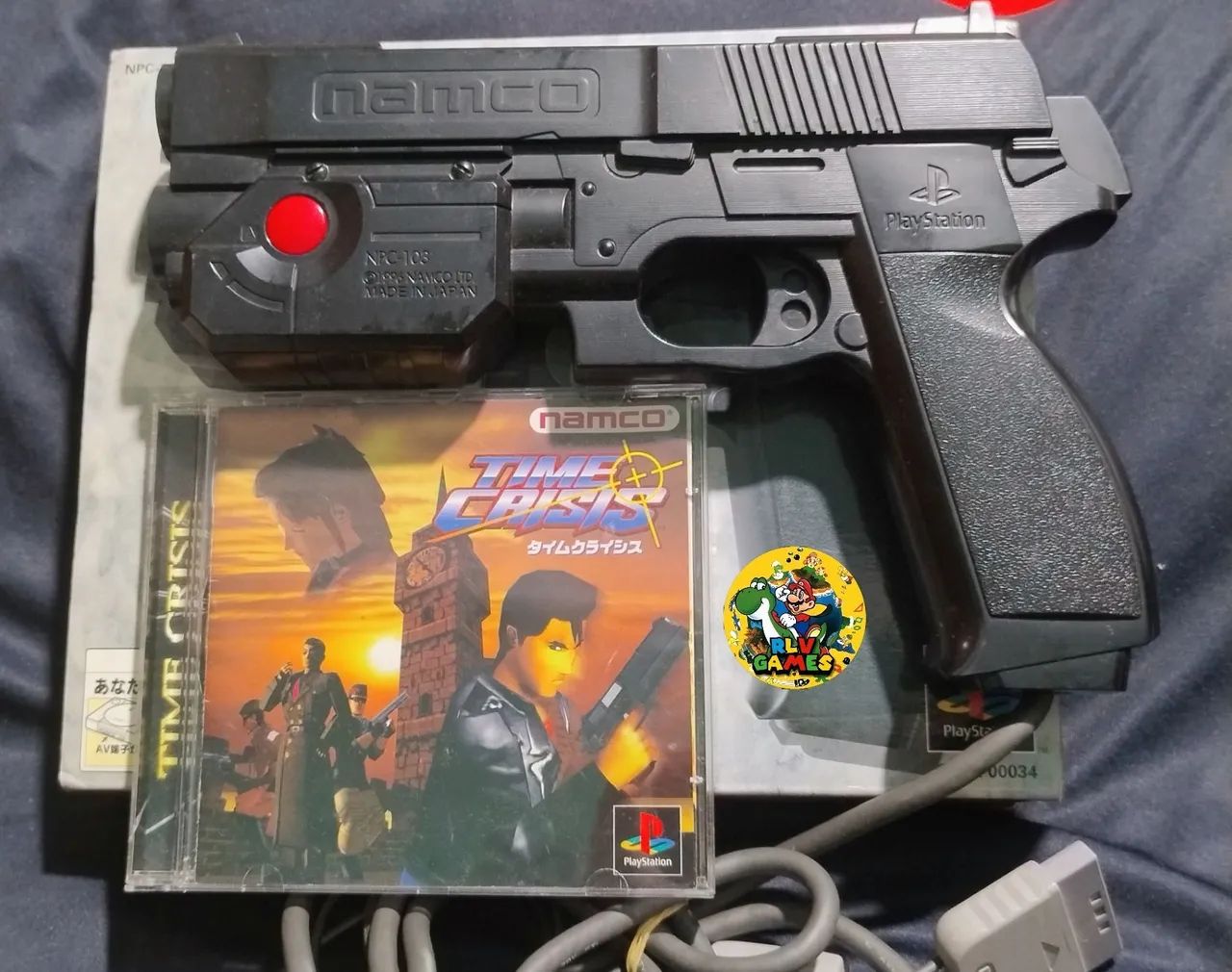 NAMCO Guncon Playstation Time Crisis Peças e Acessórios de