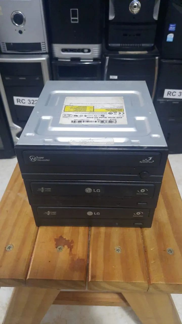 Gravador de CD/DVD para PC SATA e IDE vários modelos