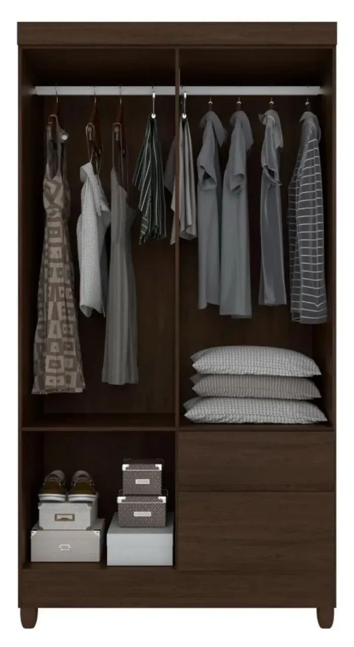 Guarda Roupa solteiro 4 portas entrega e montagem grátis !  - Foto 2