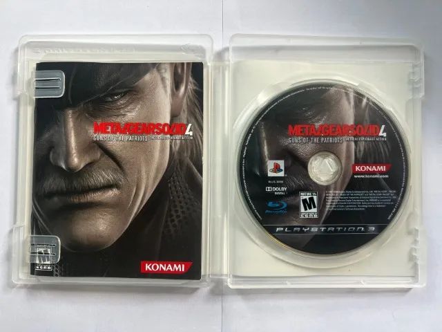 metal gear solid 4: edição padrão do guns of the patriots mgs4 ps3 físico - Foto 3