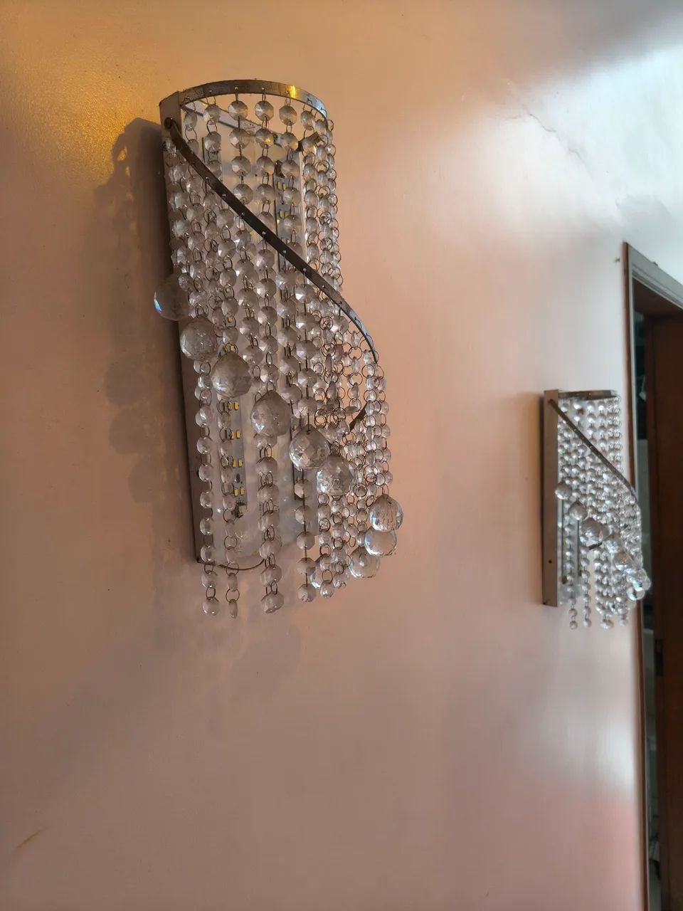 Lustre de cristal de parede (par) - Foto 2