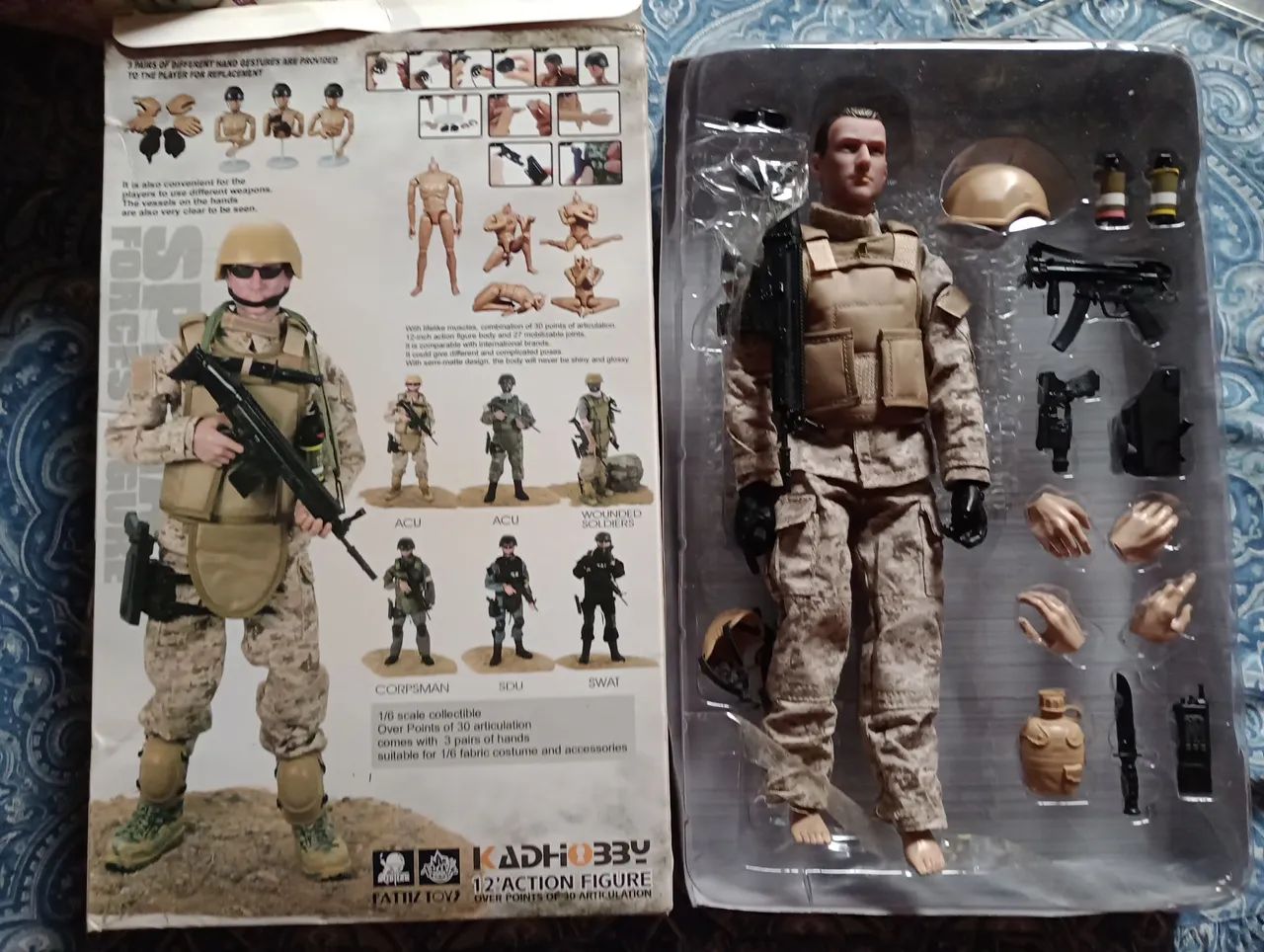 Boneco escala 1/6 com 30 centímetros articulado  - Foto 4