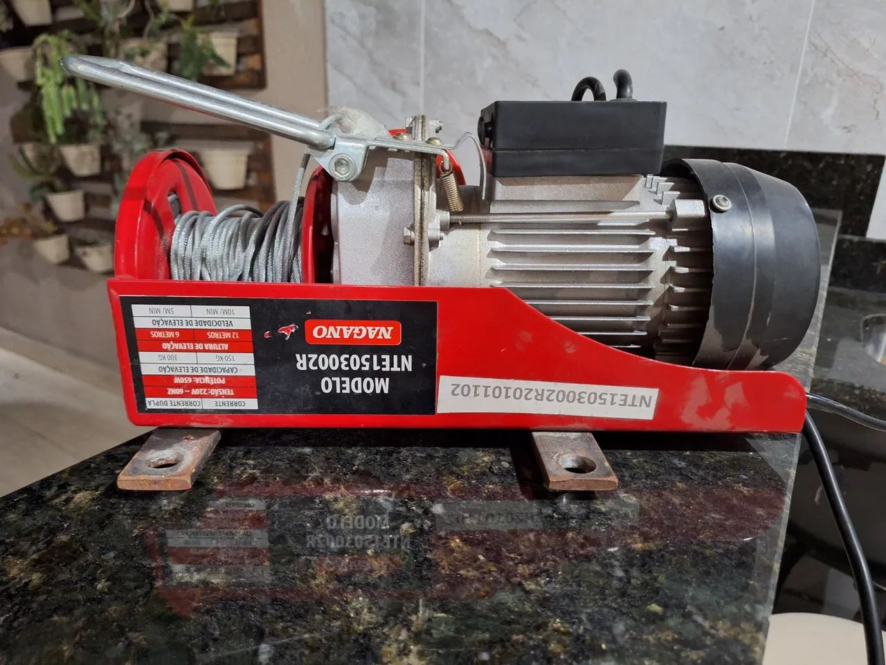 Motor de Guincho 300kg Modelo 3002R