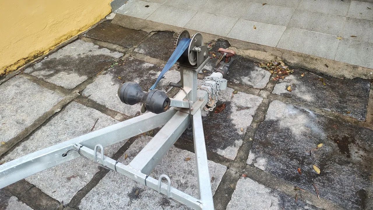 Vendo carreta KORG galvanizada para jet ski de 3 lugares!!! - Foto 5