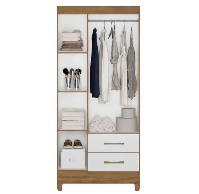 Guarda Roupa Lima 3 Portas 2 Gavetas Novo fazemos entrega - Foto 2