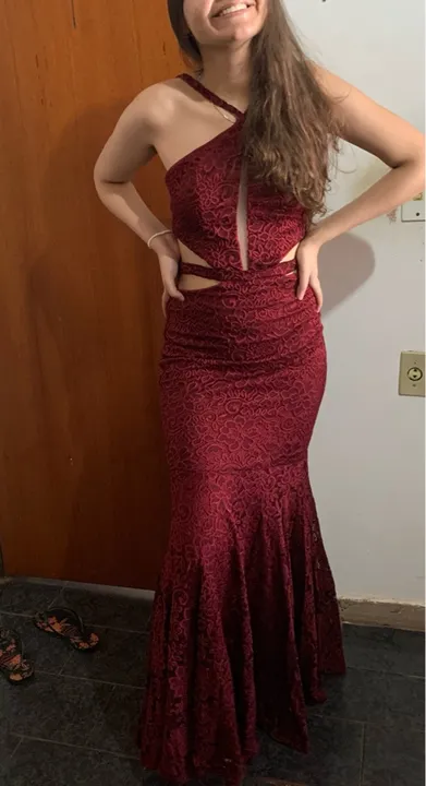 Vestido marsala
