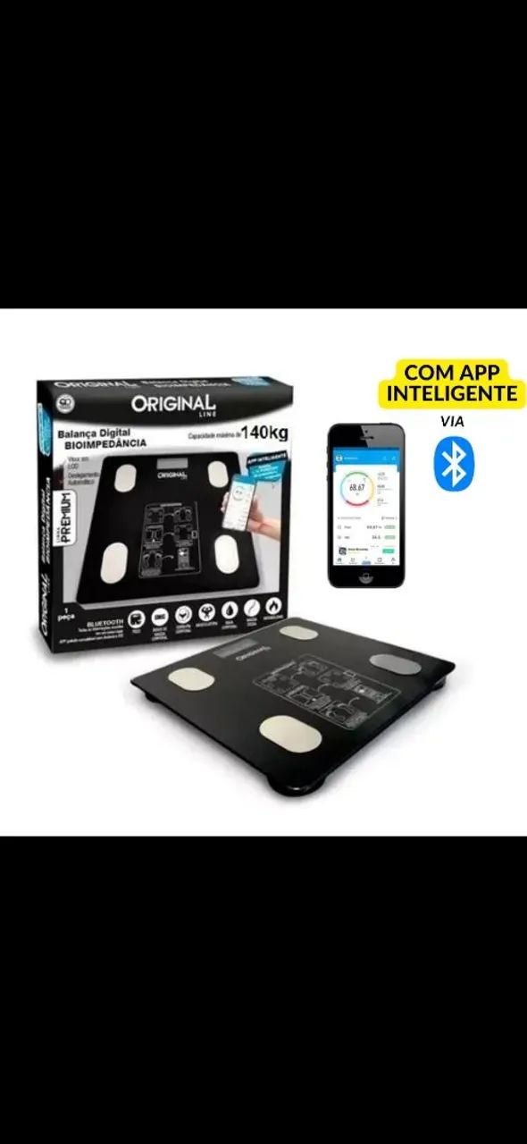 Balança Digital Smart com Monitoramento Corporal - Foto 3