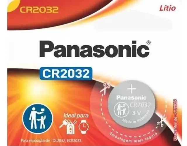 Pilha Moeda 3V CR2032 - Panasonic