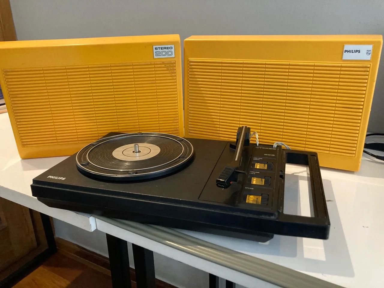 Tocadiscos Philips Tocadiscos Vintage Maleta Radio Tocadiscos De