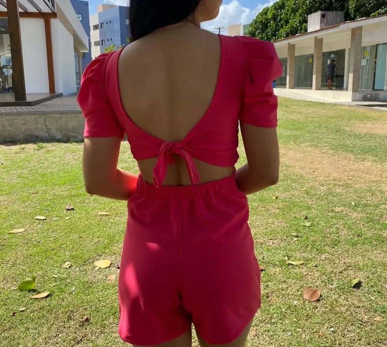 Macaquito short saia rosa pink - Foto 2