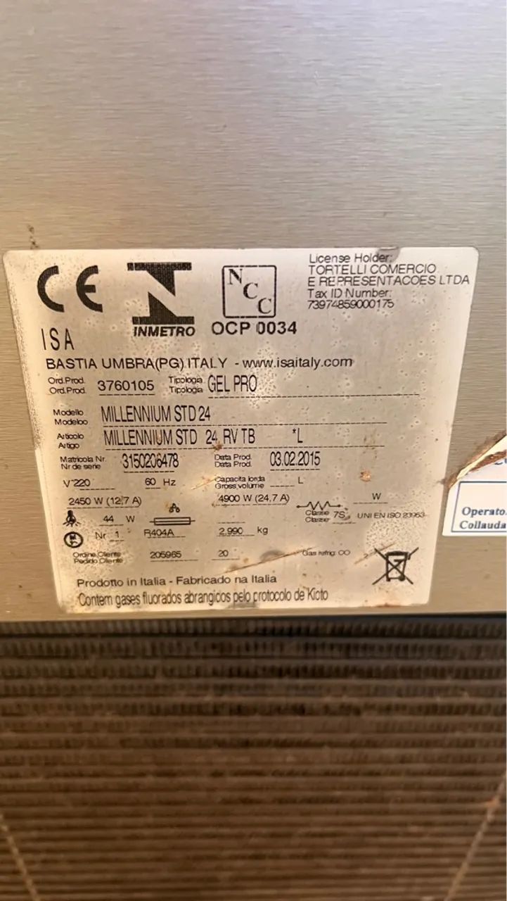 Vitrine de Gelato ISA Millenium STD24 - Excelente Estado! - Foto 4
