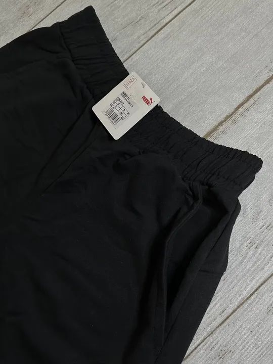 Bermuda Puma Moletom - Preto - Foto 4