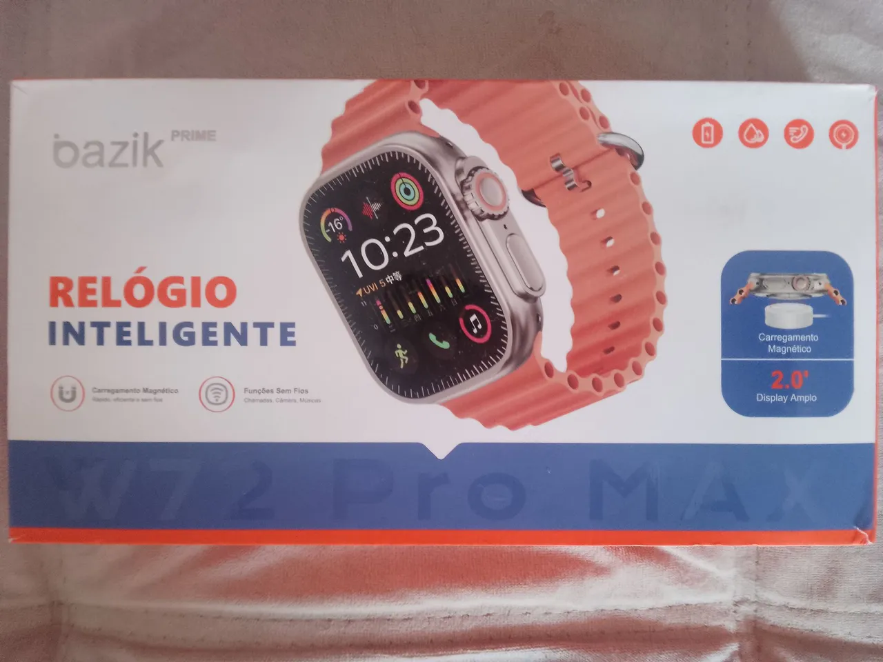 Relógio Inteligente Bazik W72 Pro Max