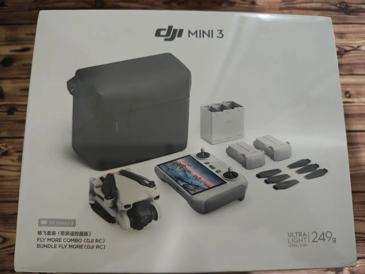Drone DJI mini 3 combo fly more RC (ULTRA OFERTA)