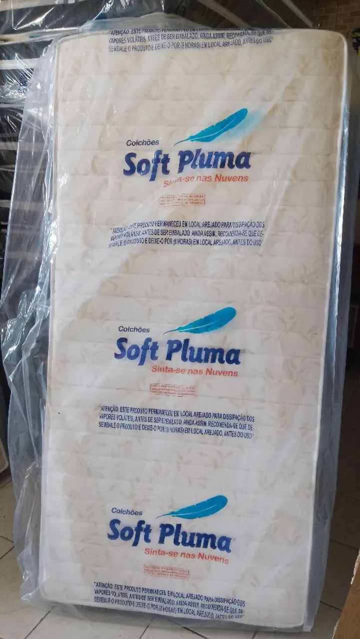 Colchões Soft Pluma  SOLTEIRO  - Foto 4