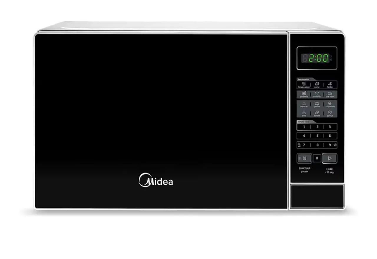 Microondas Midea Preto e Branco 