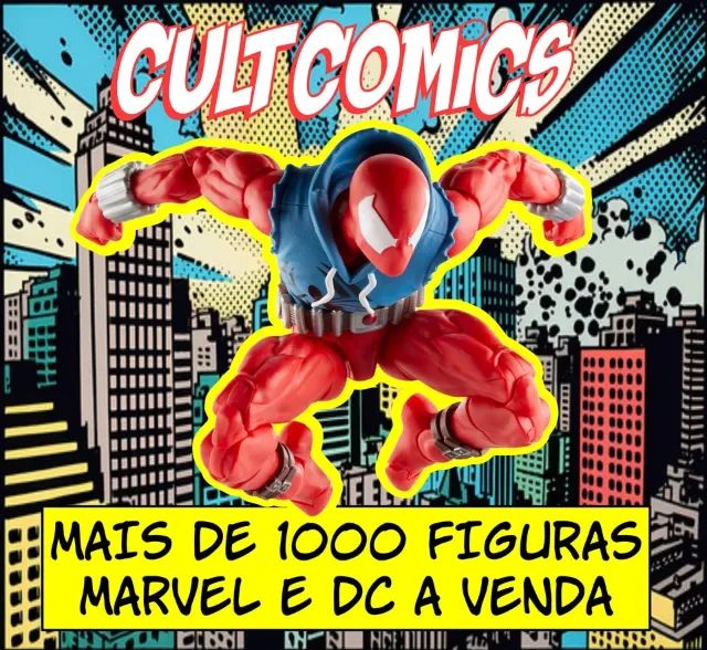 Cult Comics mais de mil figuras de ação a venda.