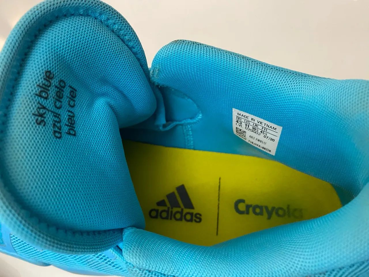 Tênis Adidas 43 Donovan Mitchell Issue 2 -Azul e Preto Tamanho  - Foto 4