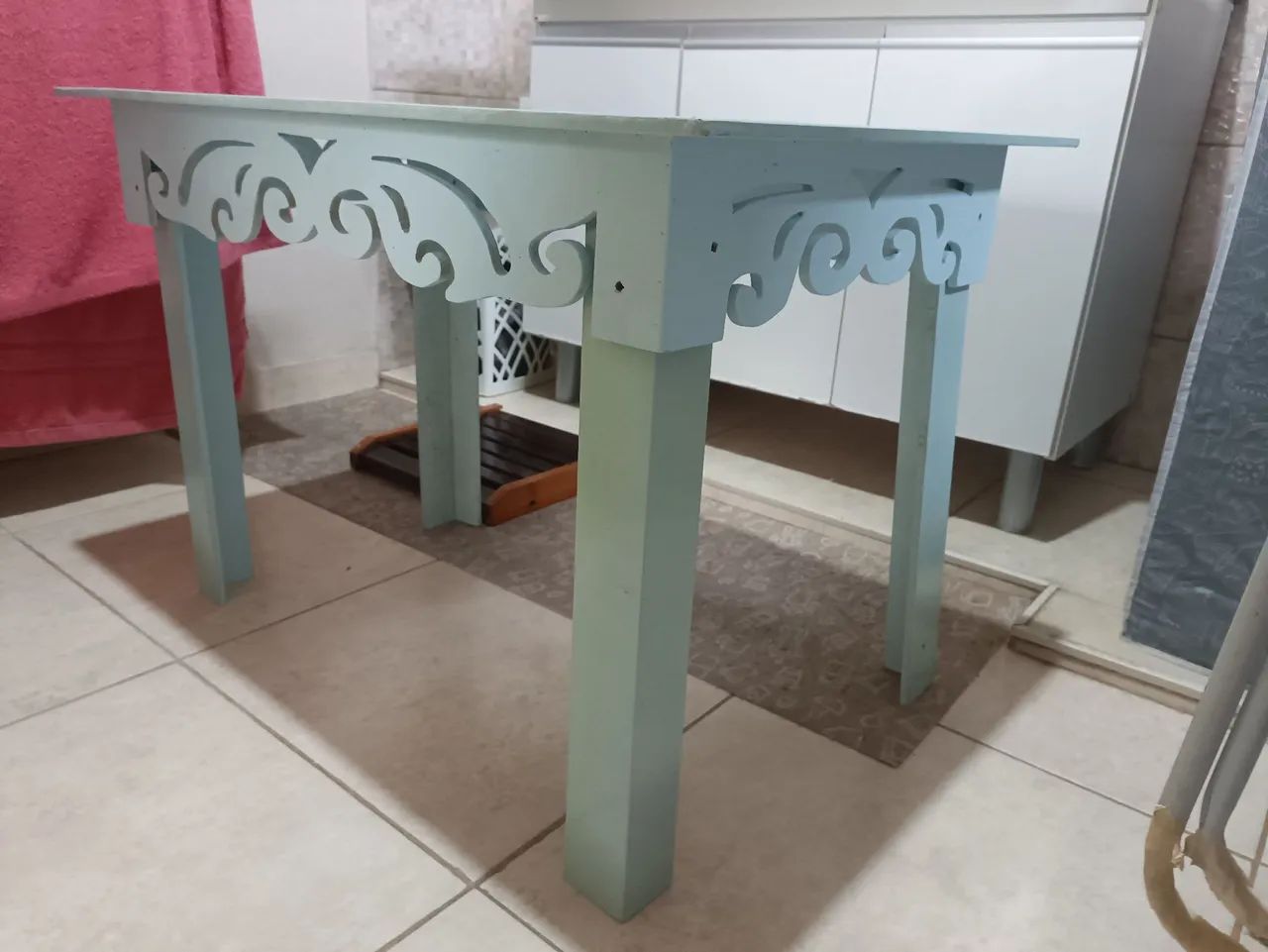 MESA MDF AZUL  - Foto 2