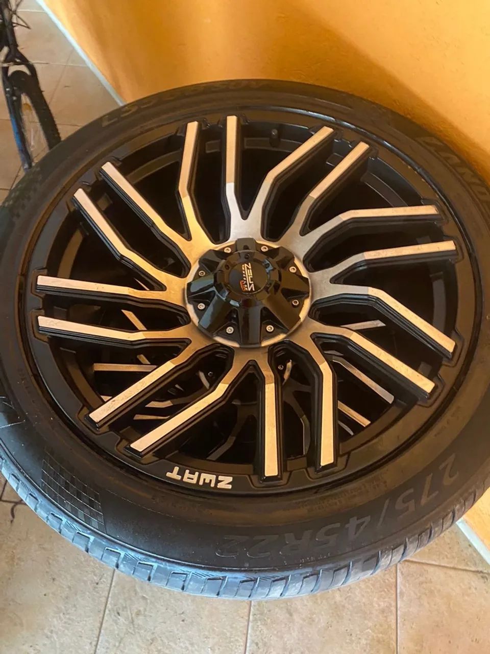 RODAS ARO 22 ZEUS WHEELS PARA S10 SILVERADO F250 6 FUROS - Foto 5