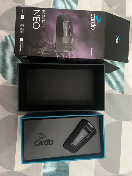 Intercomunicador Para Motos Cardo Packtalk Neo C/ Som JBL e rede mesh