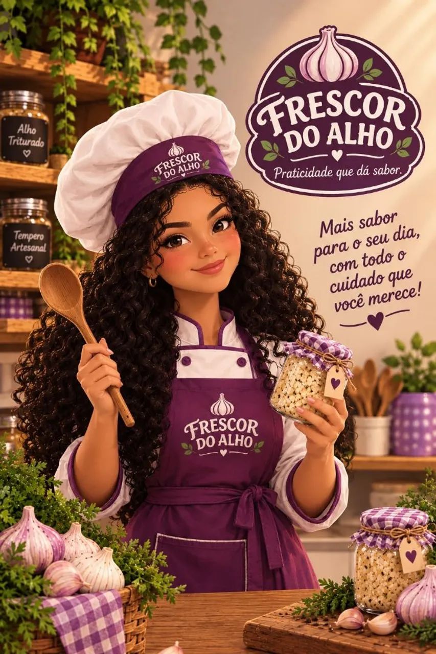 Alho triturado 