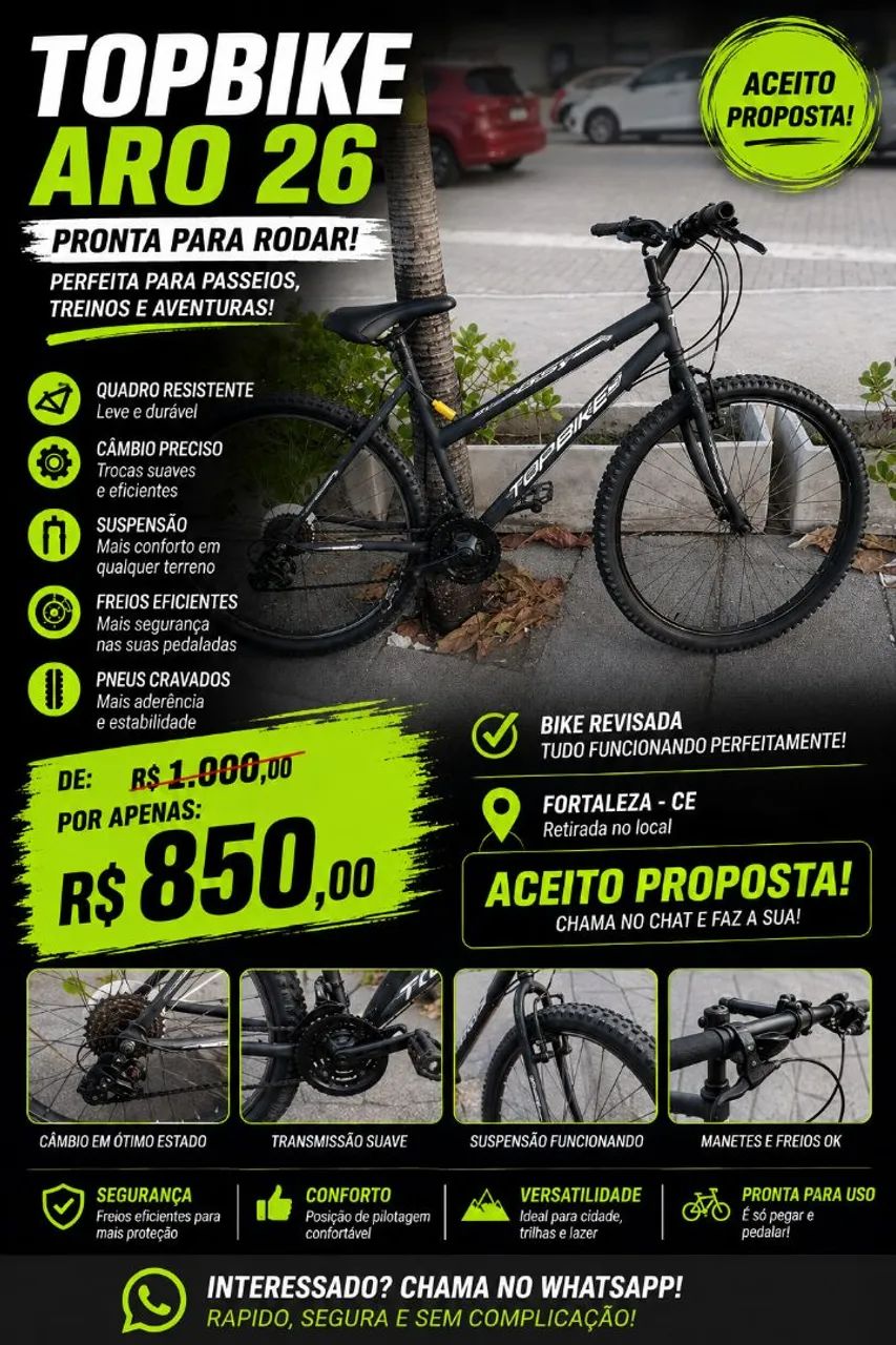 Bicicleta aro 26 