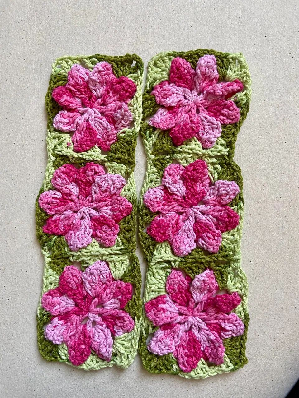 Kit de bases com flores de croche  - Foto 2