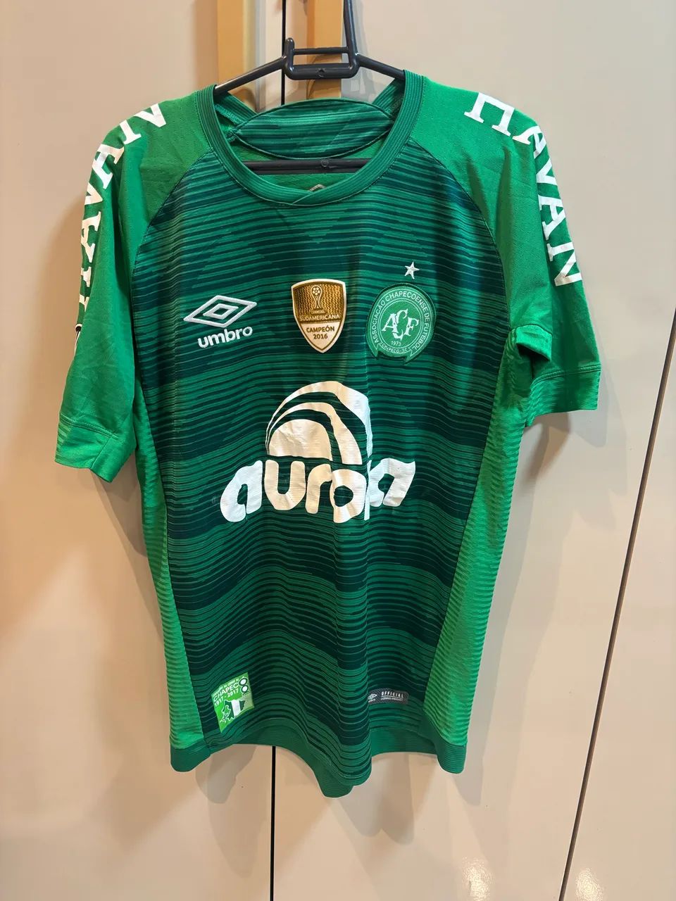 Camisa chapecoense libertadores 2017 patch Sul-americana  - Foto 2