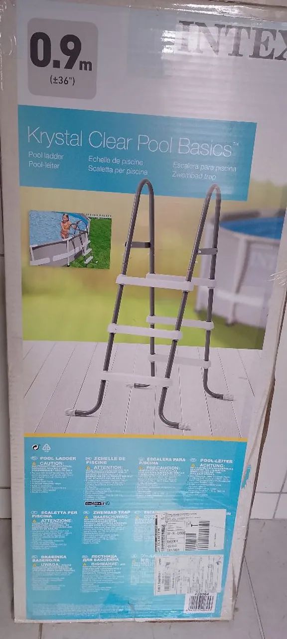 Escada de piscina Intex  - Foto 2
