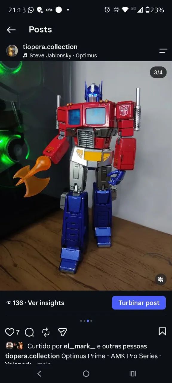 Optimus Prime AMK Pro Yolopark - leia o anúncio  - Foto 2