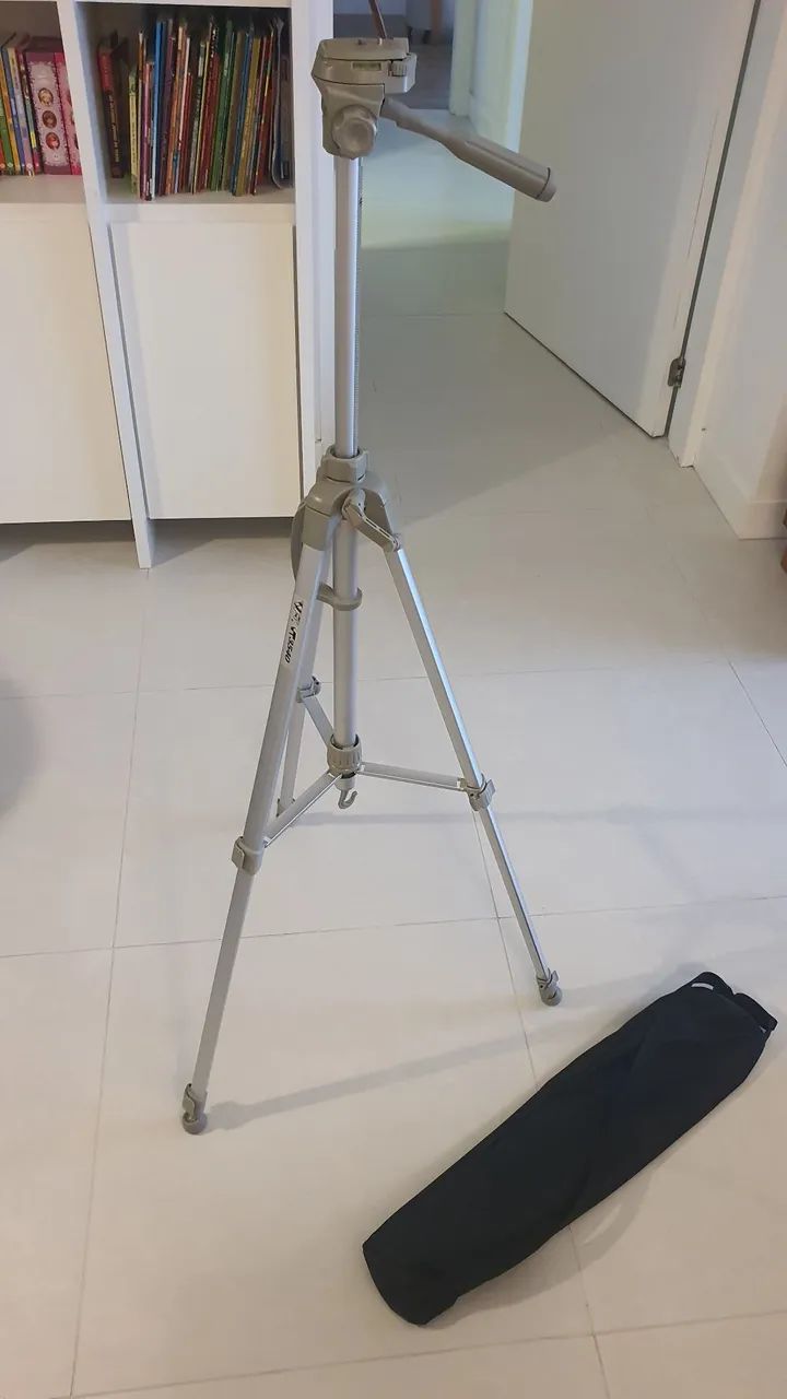 Tripé em alumínio profissional. - Foto 2
