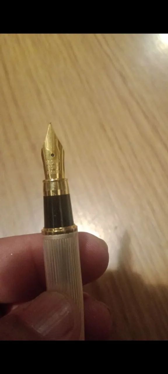 Canetas tinteiros raras Osama Iridium Point German  - Foto 6